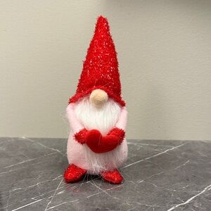 Charming Red and Pink Holiday Gnome